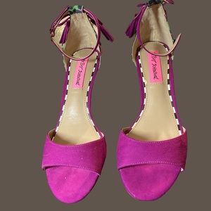 Betsey Johnson Ankle Strap Shoes